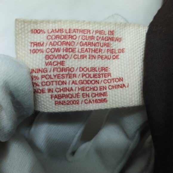 Lucky Brand Brown Leather Front Pockets Zipper Closure Shoulder Bag - Picture 13 of 13